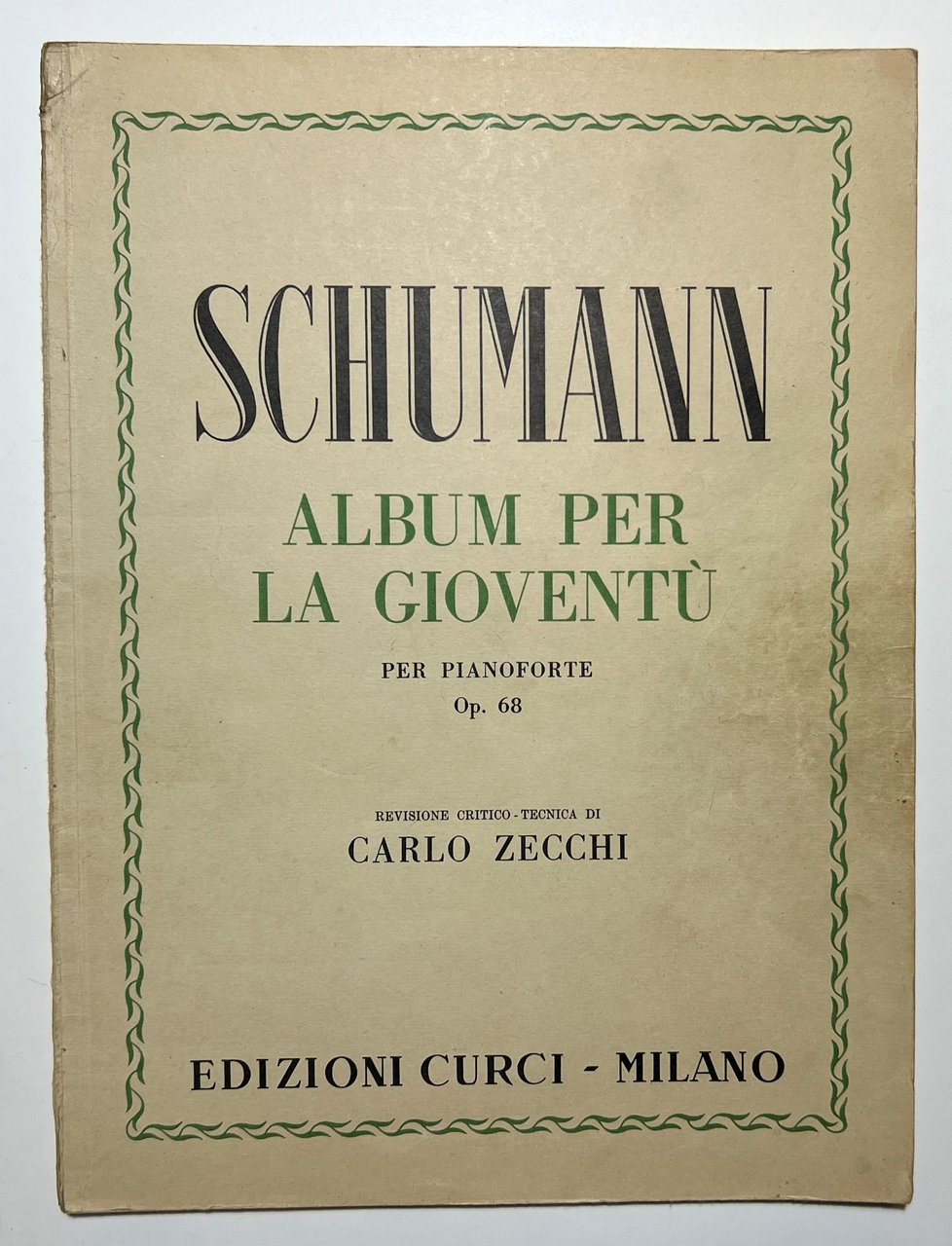 Spartiti - Schumann - Album per la Gioventù per Pianoforte …