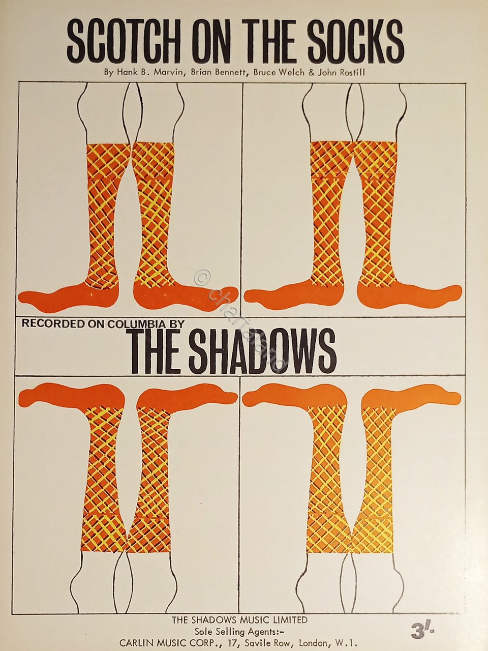 Spartiti - Scotch on the Socks - The Shadows - …