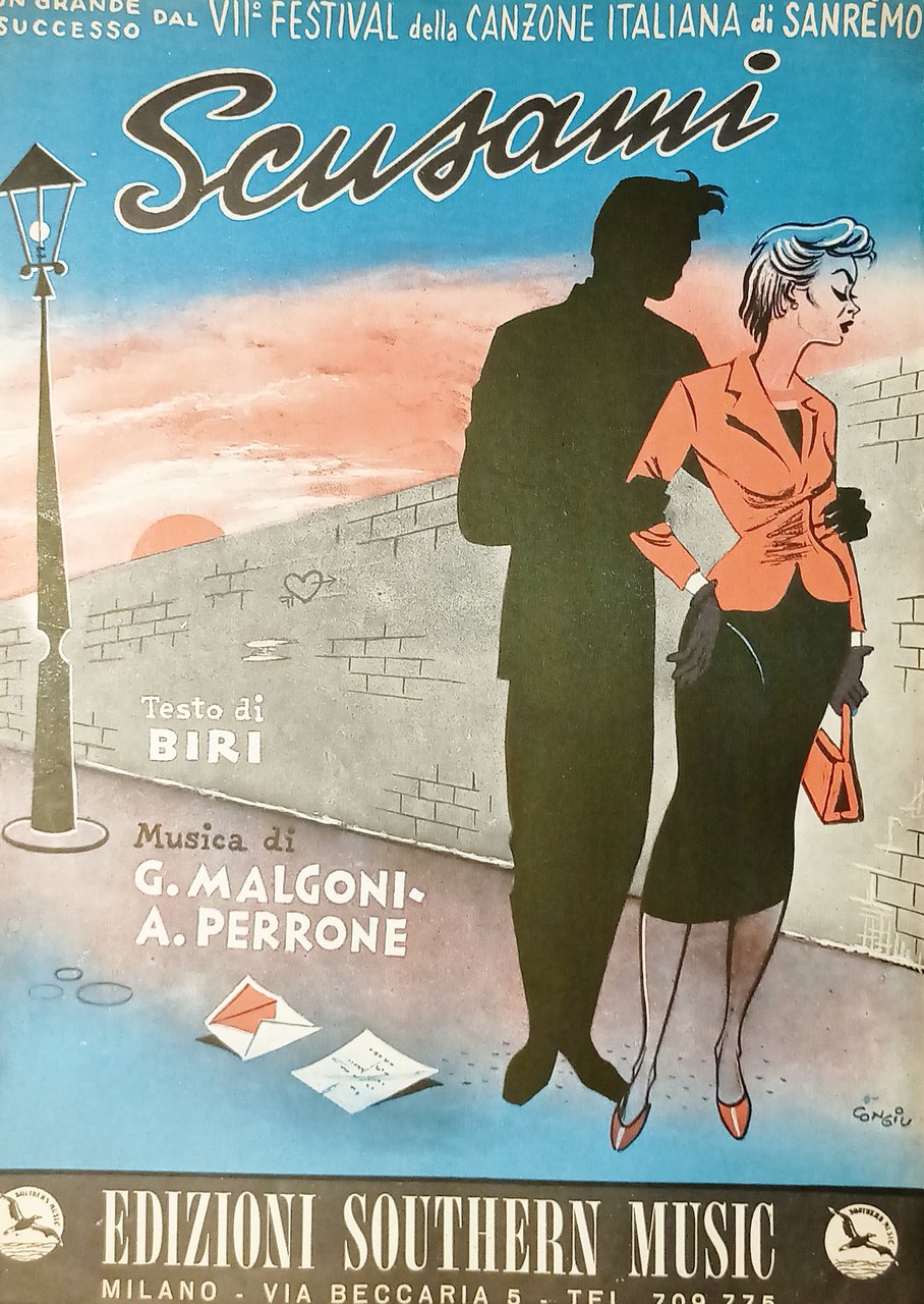 Spartiti - Scusami - Slow Moderato di Biri, G. Malgoni …