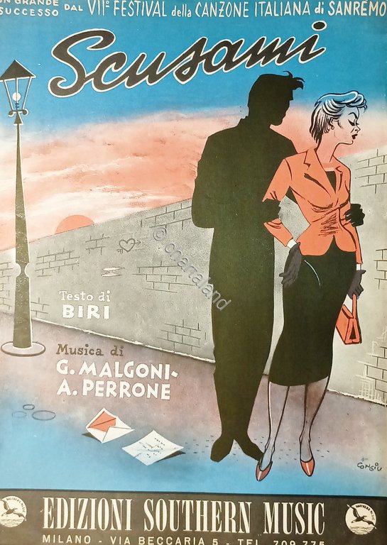 Spartiti - Scusami - Slow Moderato di Biri, G. Malgoni …