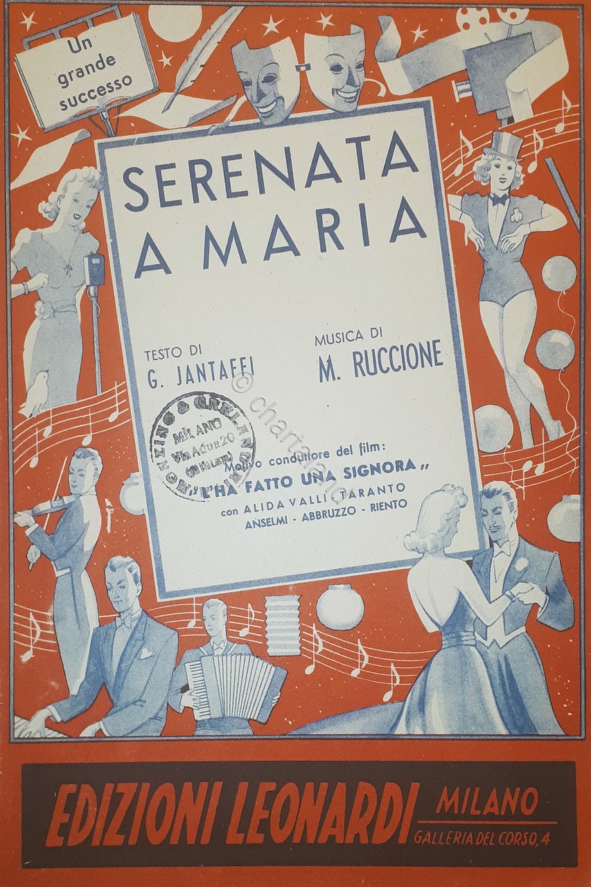 Spartiti - Serenata a Maria - Canto o Mandolino di … | Immagine principale