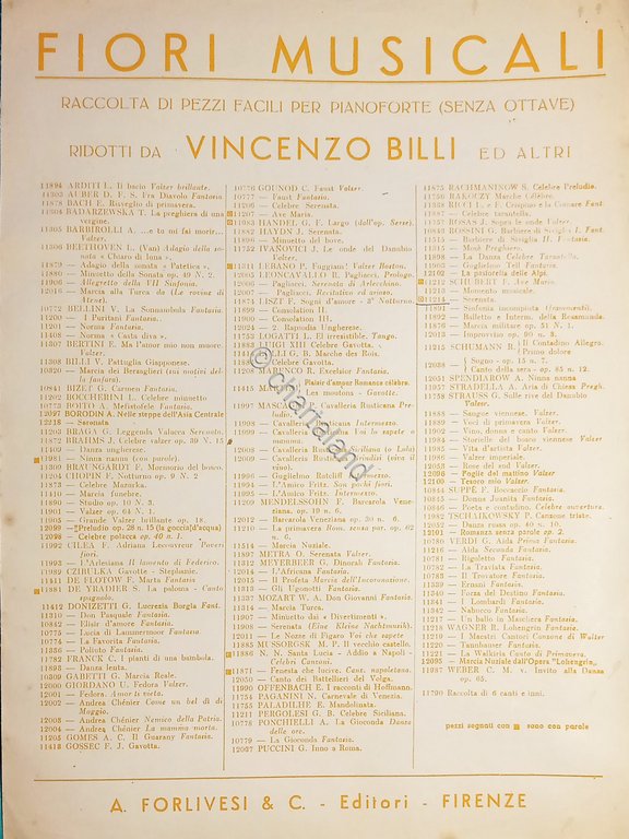 Spartiti - Serenata di F. Schubert per Pianoforte di V. …