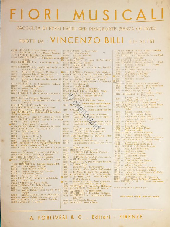 Spartiti - Serenata di F. Schubert per Pianoforte di V. …