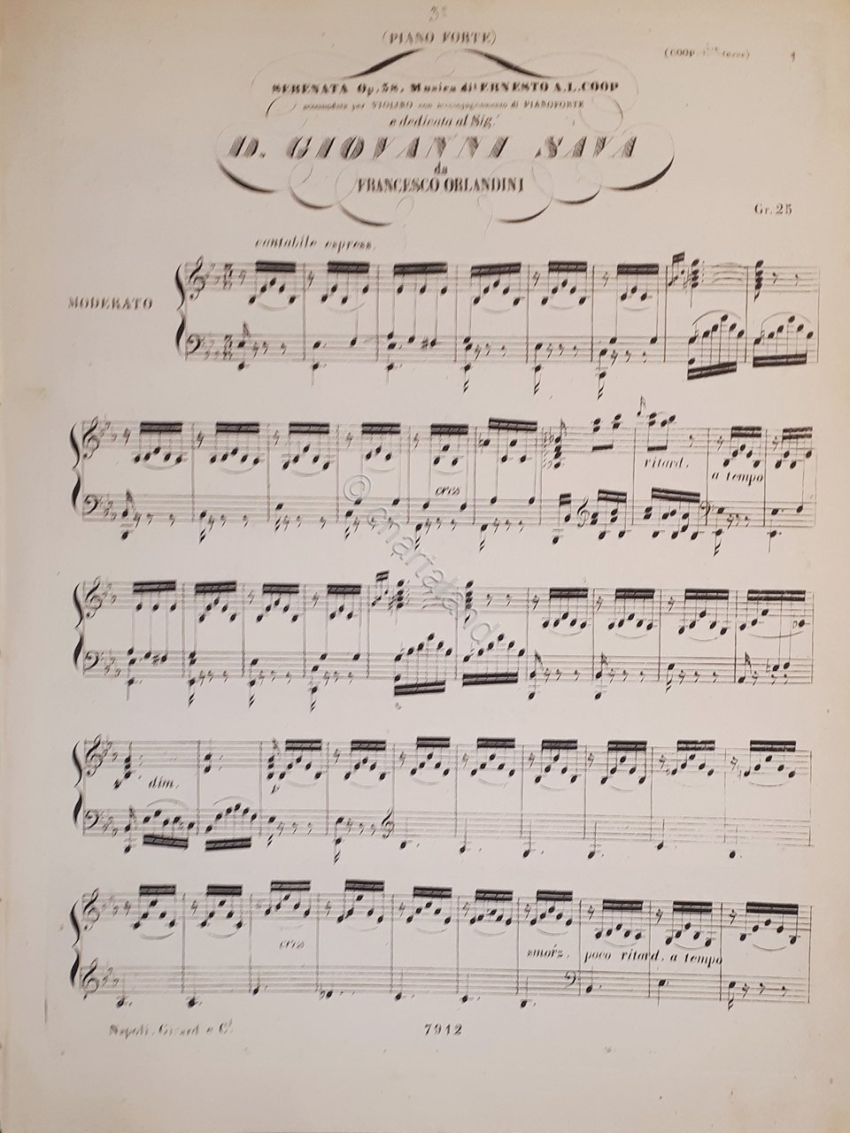 Spartiti - Serenata Op. 38 per Pianoforte di E. A. … | Immagine principale