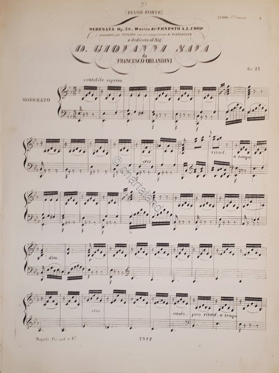 Spartiti - Serenata Op. 38 per Pianoforte di E. A. … | Immagine Gallery 2