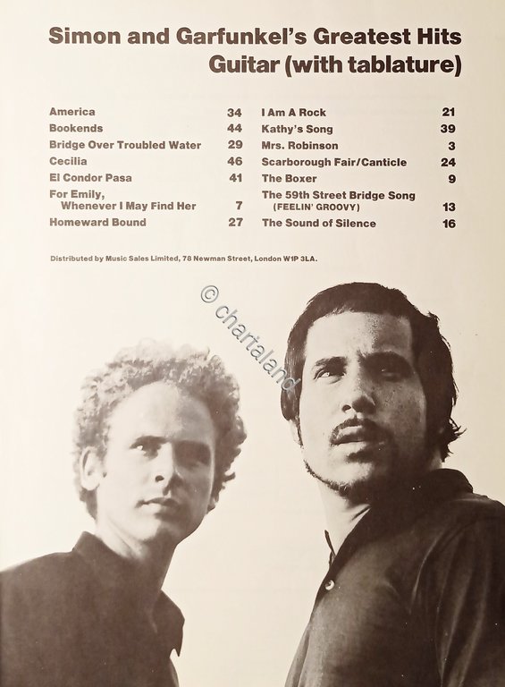 Spartiti - Simon and Garfunkel's Greatest Hits - Raccolta - …