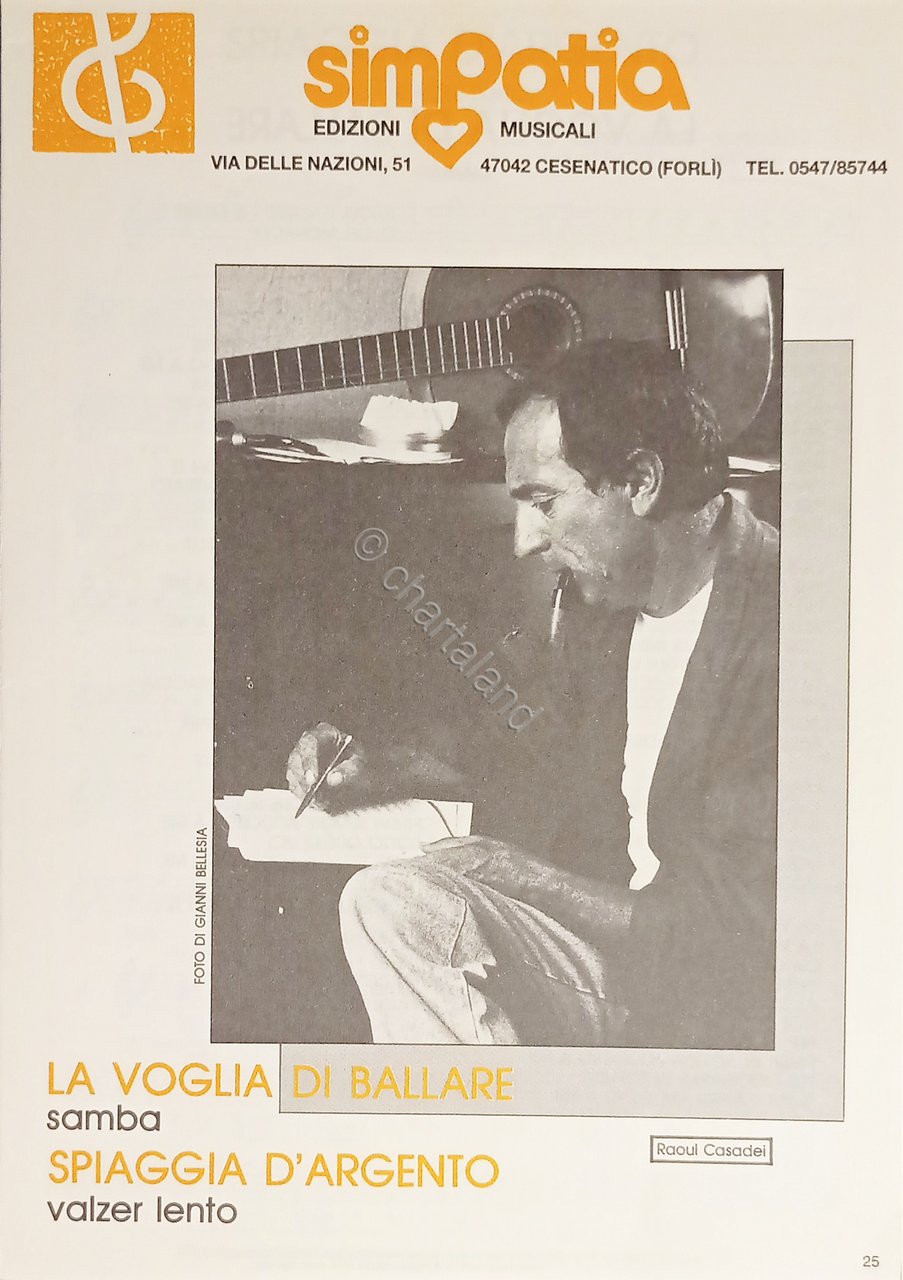 Spartiti - Simpatia - La Voglia di Ballare - Spiaggia …