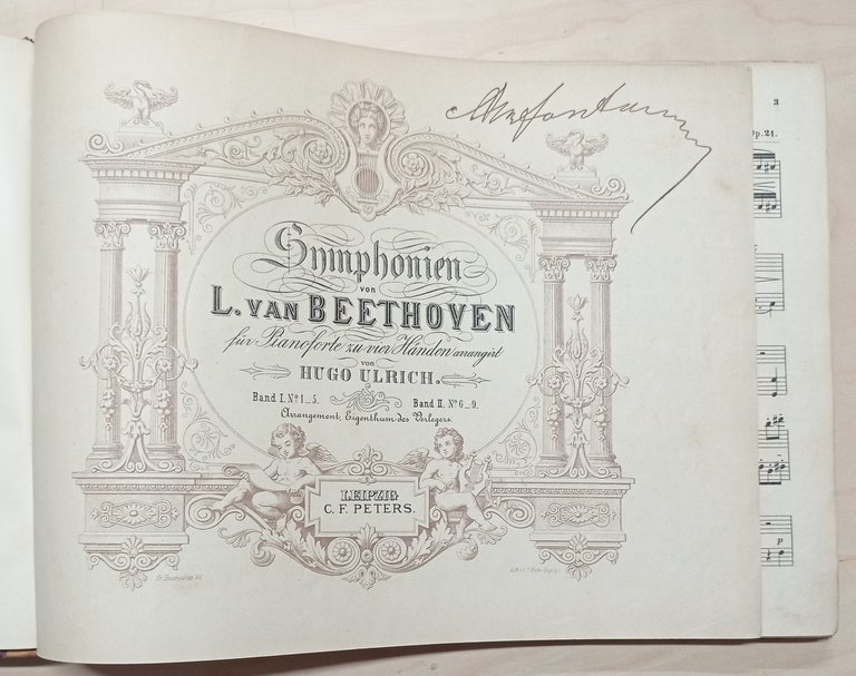 Spartiti - Sinfonien von L. van Beethoven fur Pianoforte arrangirt …