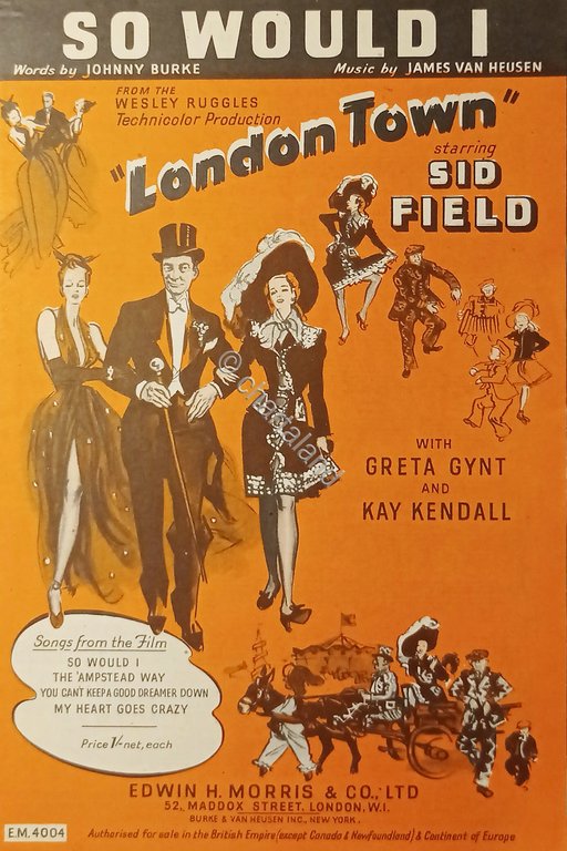 Spartiti - So would I - London Town - J. …