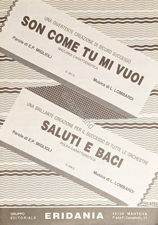 Spartiti - Son come tu mi vuoi - Saluti e …