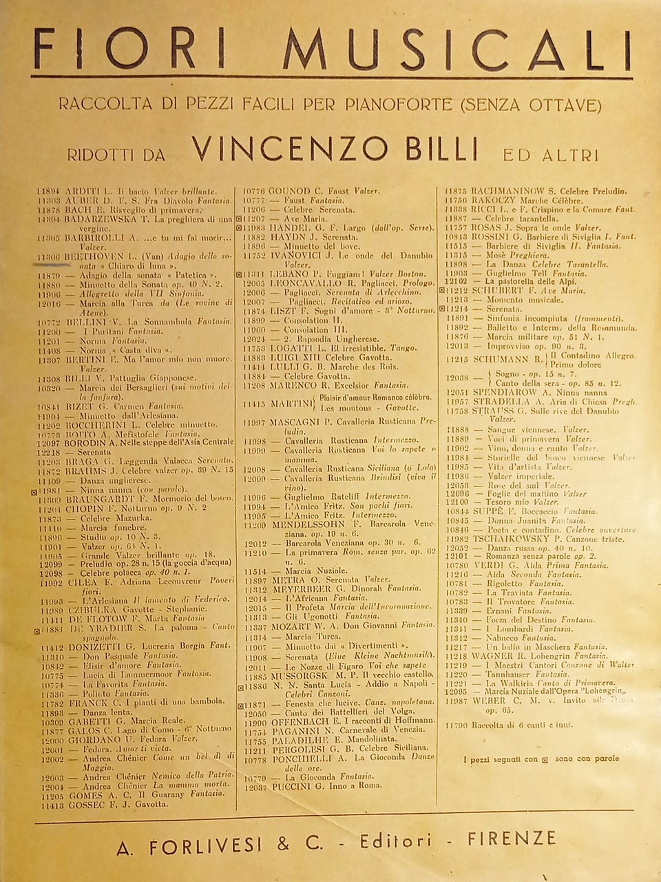 Spartiti - Sonata quasi una Fantasia di L. van Beethoven …