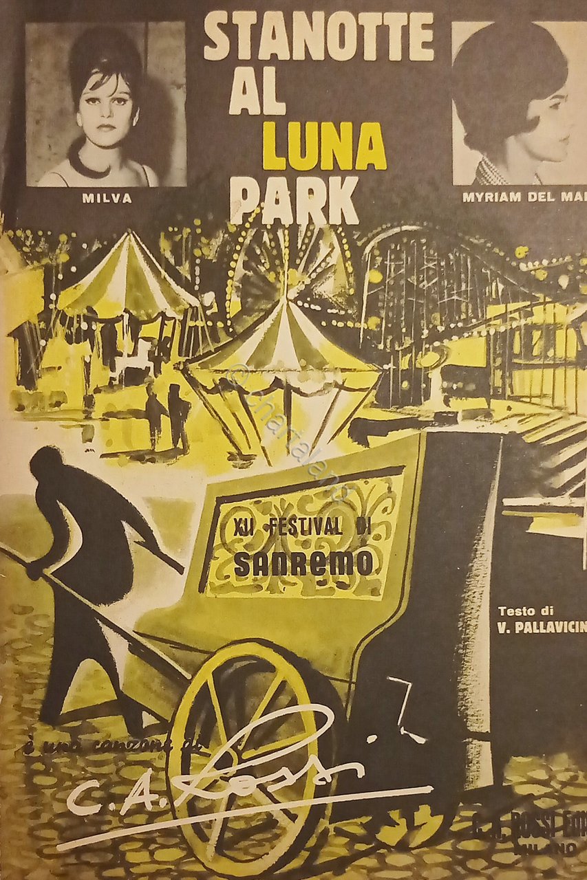 Spartiti - Stanotte al Luna Park - Fox Trot - …