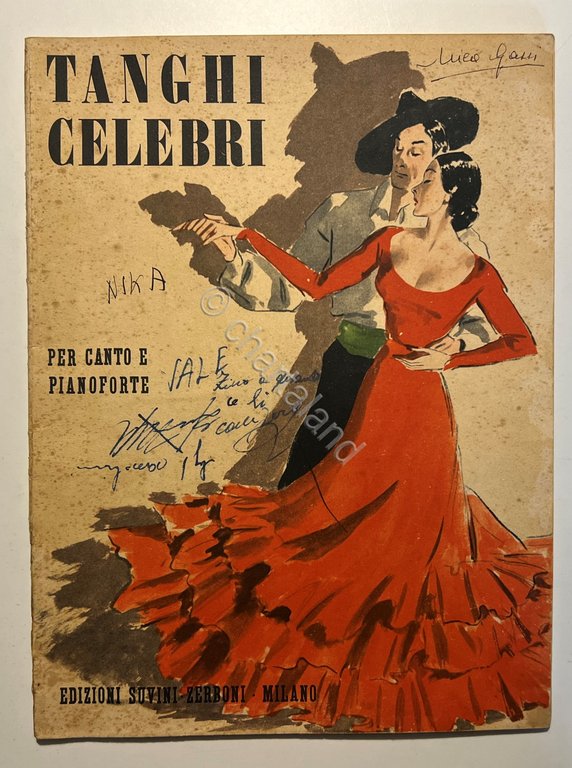 Spartiti - Tanghi Celebri per Canto e Pianoforte - ed. …