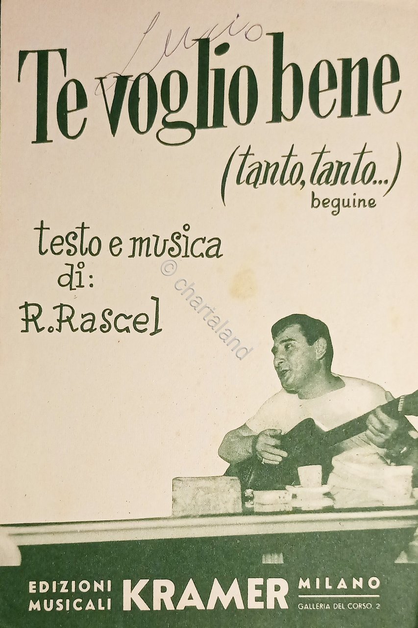 Spartiti - Te voglio bene (tanto, tanto..) - Beguine di …