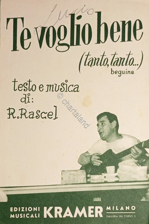 Spartiti - Te voglio bene (tanto, tanto..) - Beguine di …