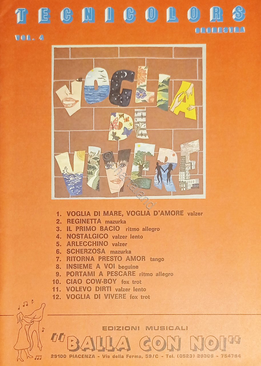 Spartiti - Tecnicolors Orchestra - Volume 4 - Voglia di …