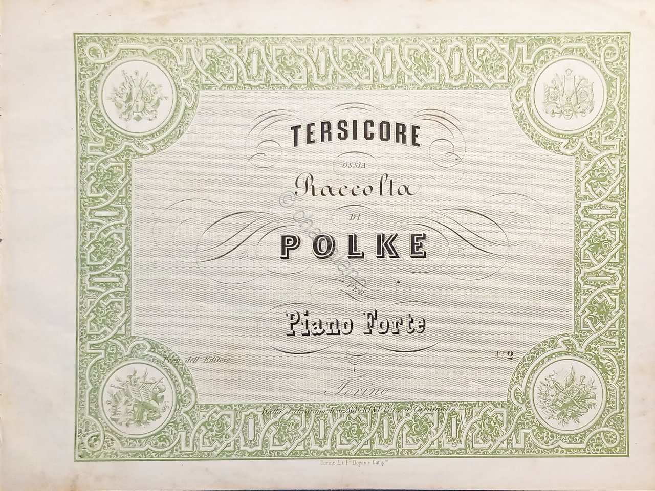 Spartiti - Tersicore Raccolta - Il Tramonto - Polka per …