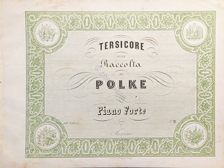 Spartiti - Tersicore Raccolta - Il Tramonto - Polka per … | Immagine Gallery 1