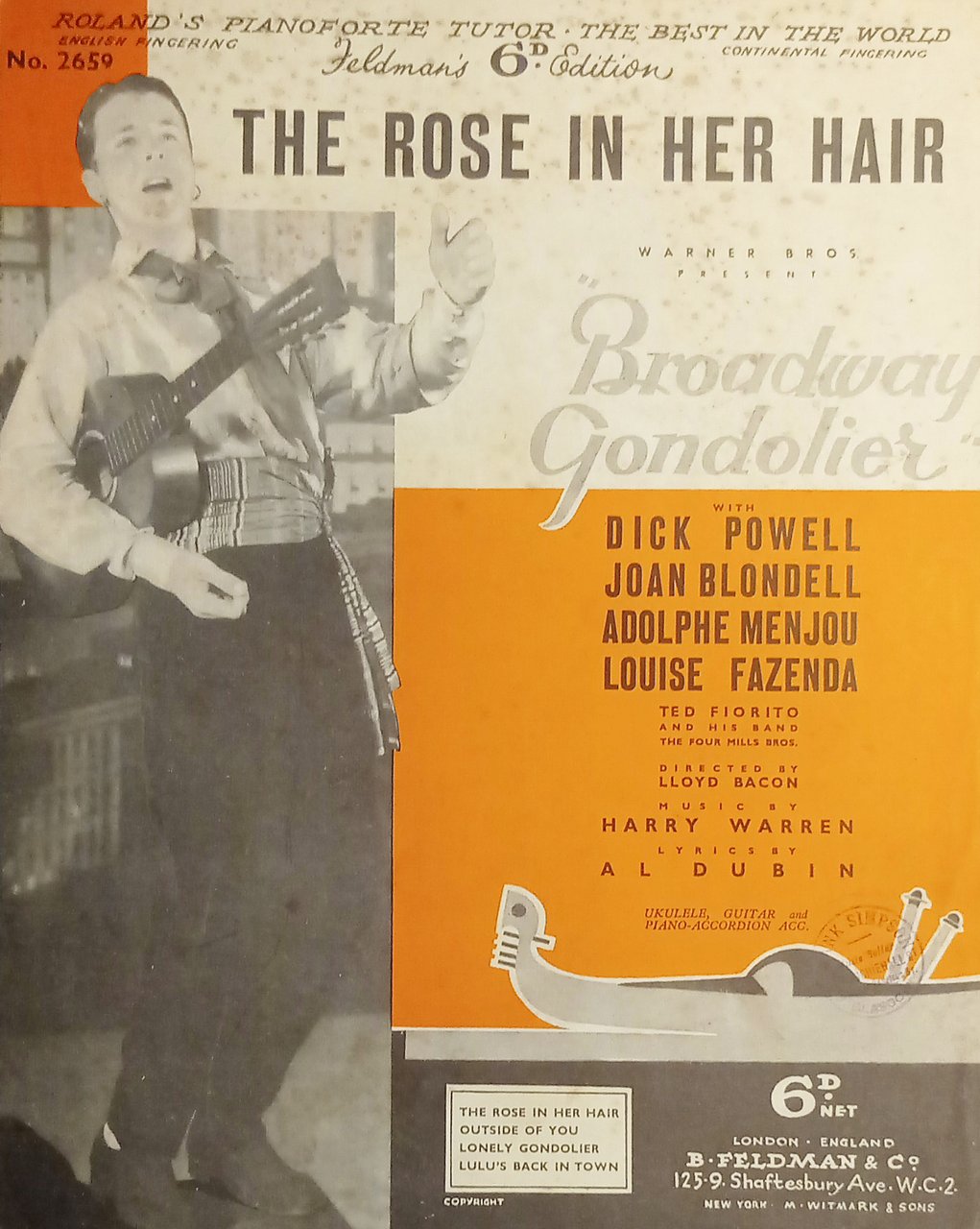 Spartiti - The Rose in her hair - Per Pianoforte … | Immagine principale