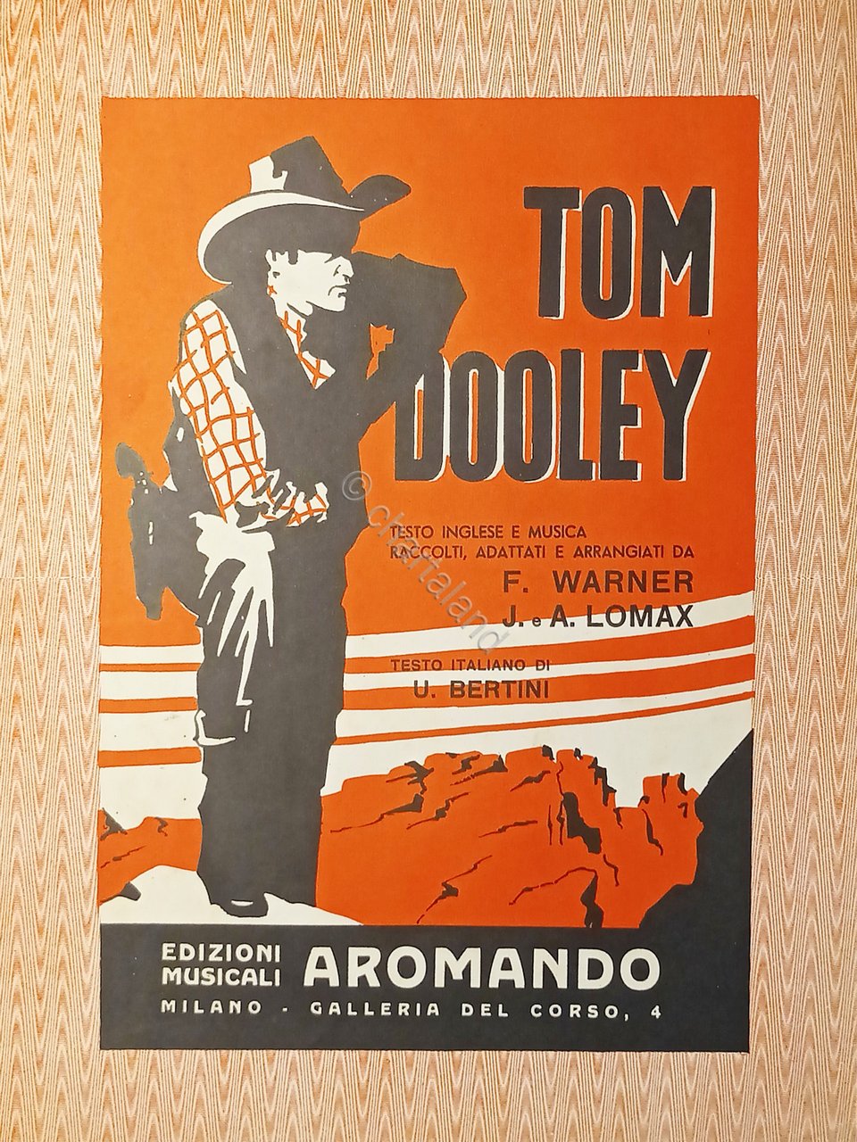 Spartiti - Tom Dooley di F. Warner - J. e …