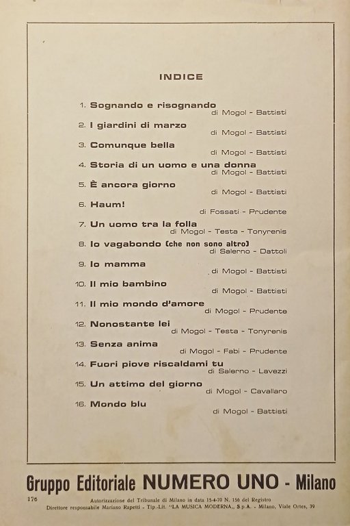 Spartiti - Trimestrale - Raccolta - Anno III - N. …