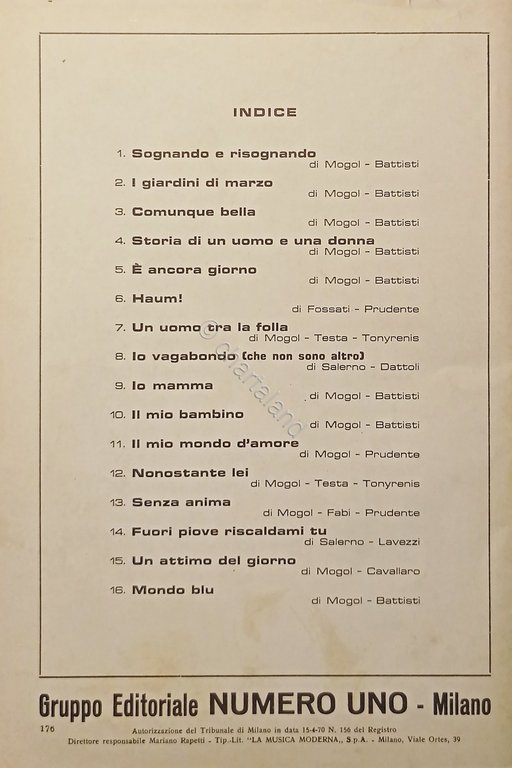 Spartiti - Trimestrale - Raccolta - Anno III - N. …