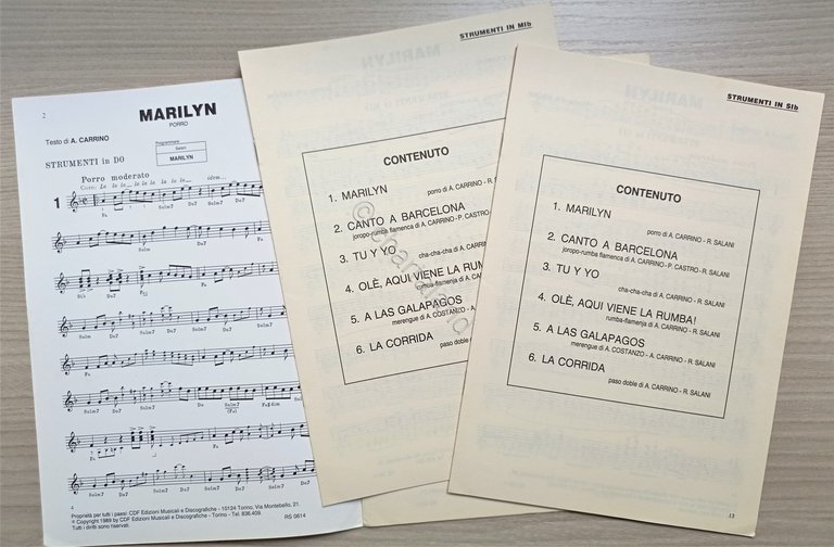 Spartiti - Turbo Musica - 6 Brani Sudamericani di Renato …