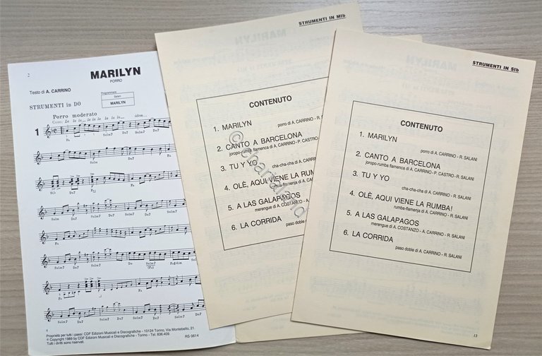 Spartiti - Turbo Musica - 6 Brani Sudamericani di Renato …