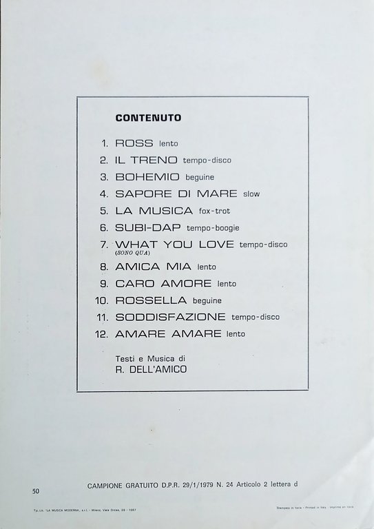 Spartiti - Turbo Musica - Le nuove Melodie di Rommy …