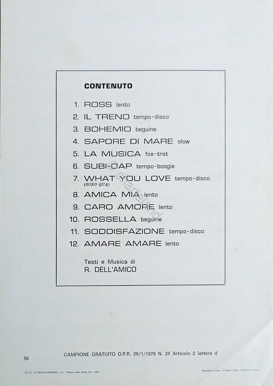 Spartiti - Turbo Musica - Le nuove Melodie di Rommy …