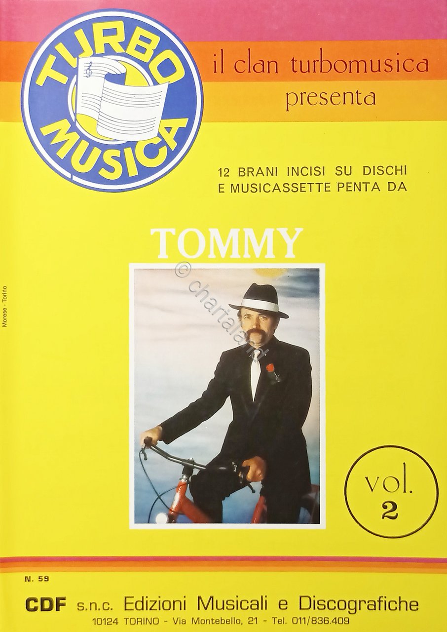 Spartiti - Turbo Musica N. 59 - 12 Brani Incisi …