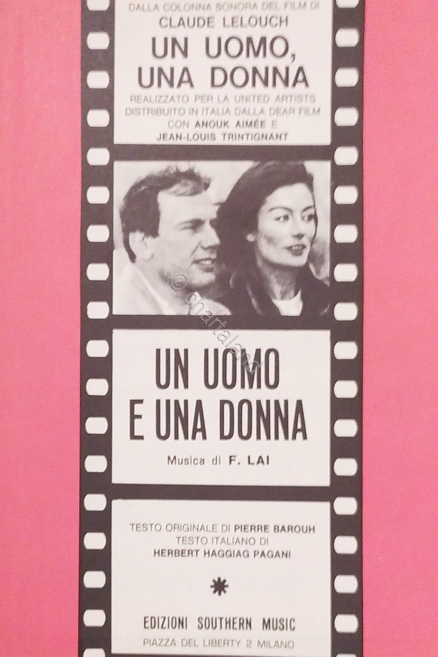 Spartiti - Un Uomo e Una Donna - Anouk Aimee …