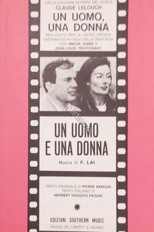 Spartiti - Un Uomo e Una Donna - Anouk Aimee …
