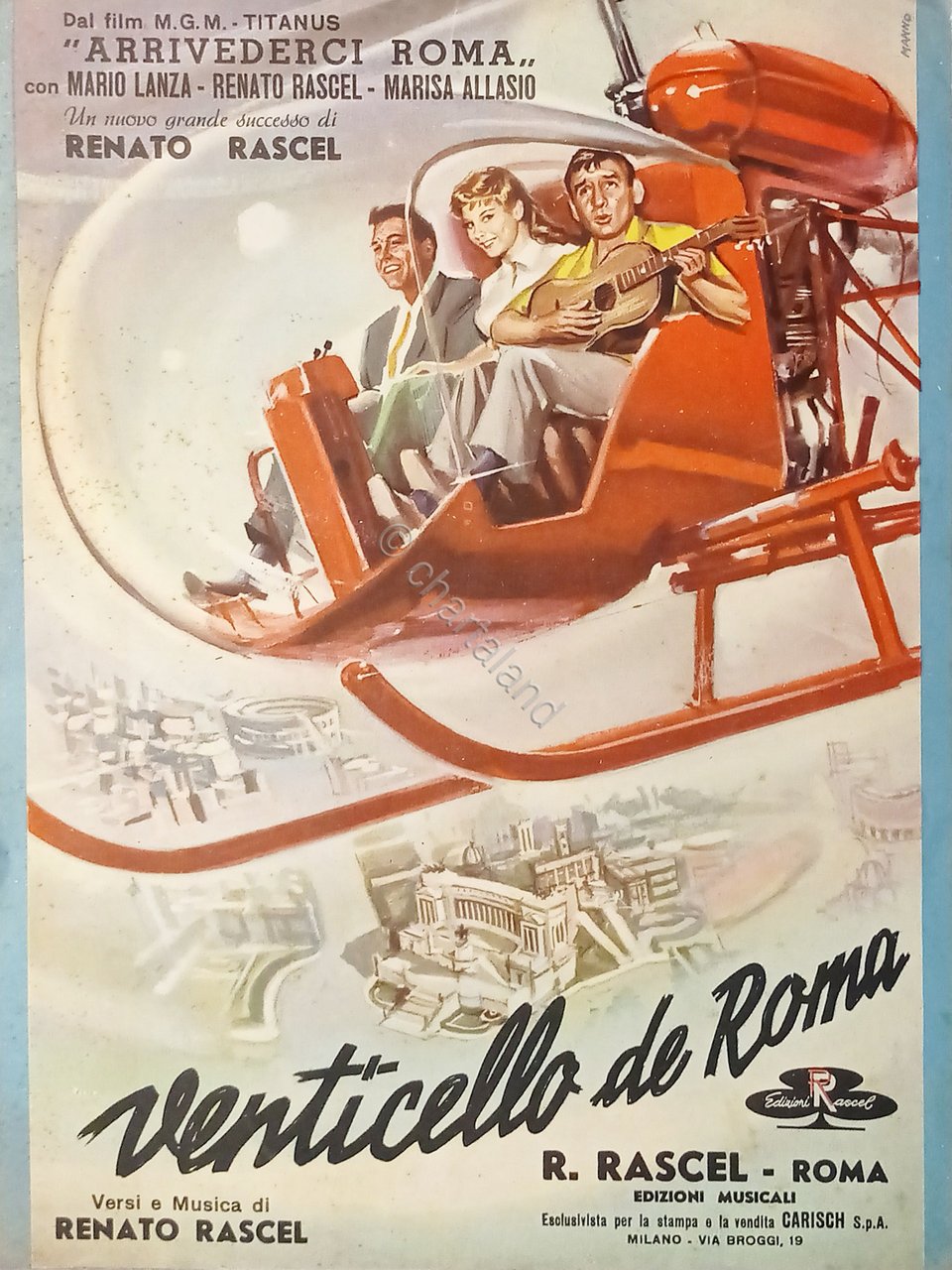 Spartiti - Venticello de Roma - Canzone Beguine di R. …