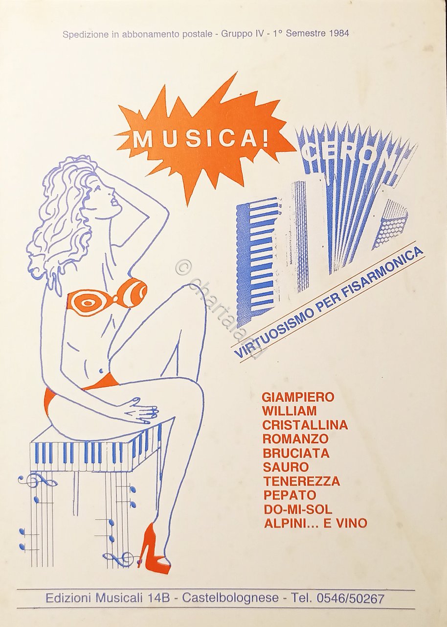 Spartiti - Virtuosismo per Fisarmonica - Leo Ceroni - 1984