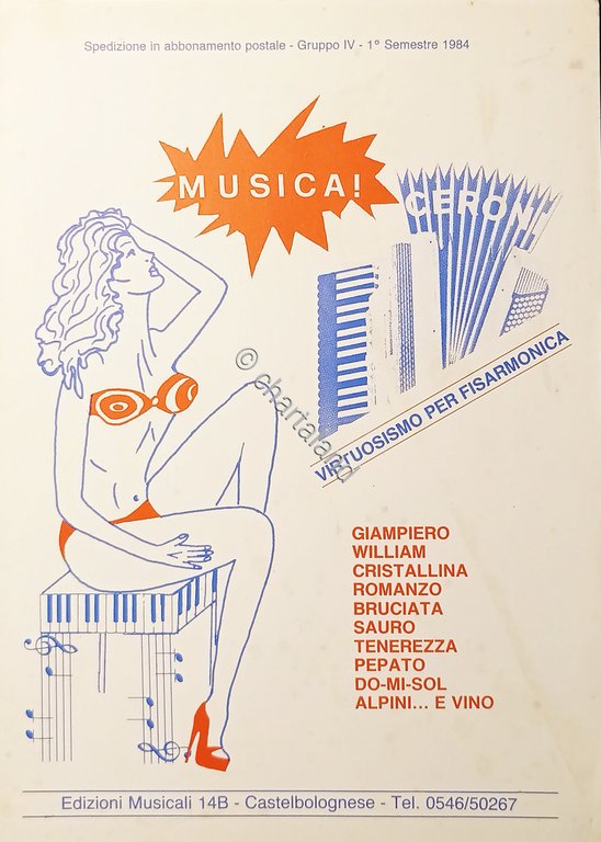 Spartiti - Virtuosismo per Fisarmonica - Leo Ceroni - 1984