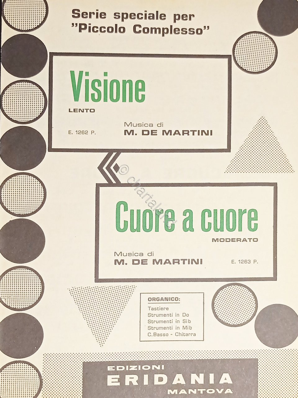 Spartiti - Visione (Lento) - Cuore a Cuore (Moderato) - …