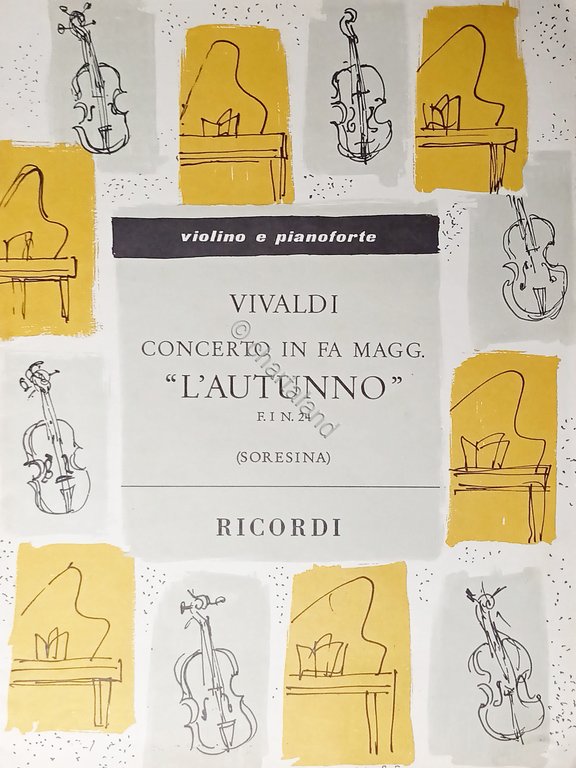 Spartiti - Vivaldi - Concerto in Fa Magg. - L'Autunno …