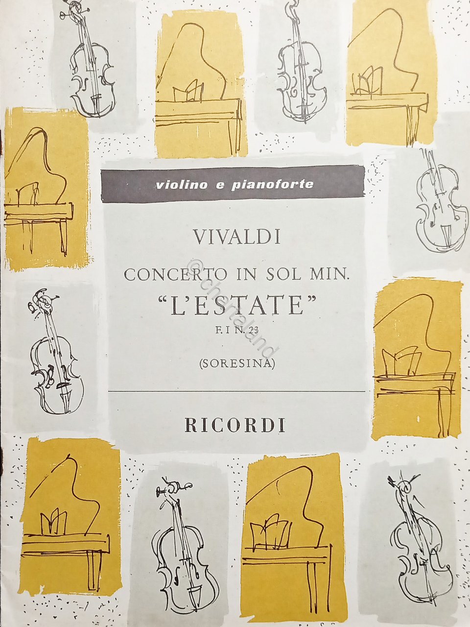 Spartiti - Vivaldi - Concerto in Sol Min. - L'Estate …