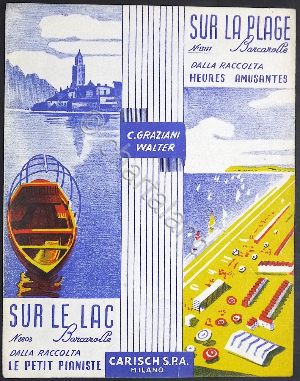 Spartiti - W. C. Graziani - Sur la plage (Sulla … | Immagine principale