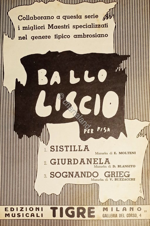 Spartiti Ballo Liscio per Fisa - Sistilla - Giurdanella - … | Immagine Gallery 2