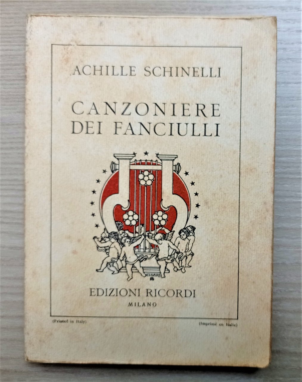Spartiti Canto - Achille Schinelli - Canzoniere dei Fanciulli - …