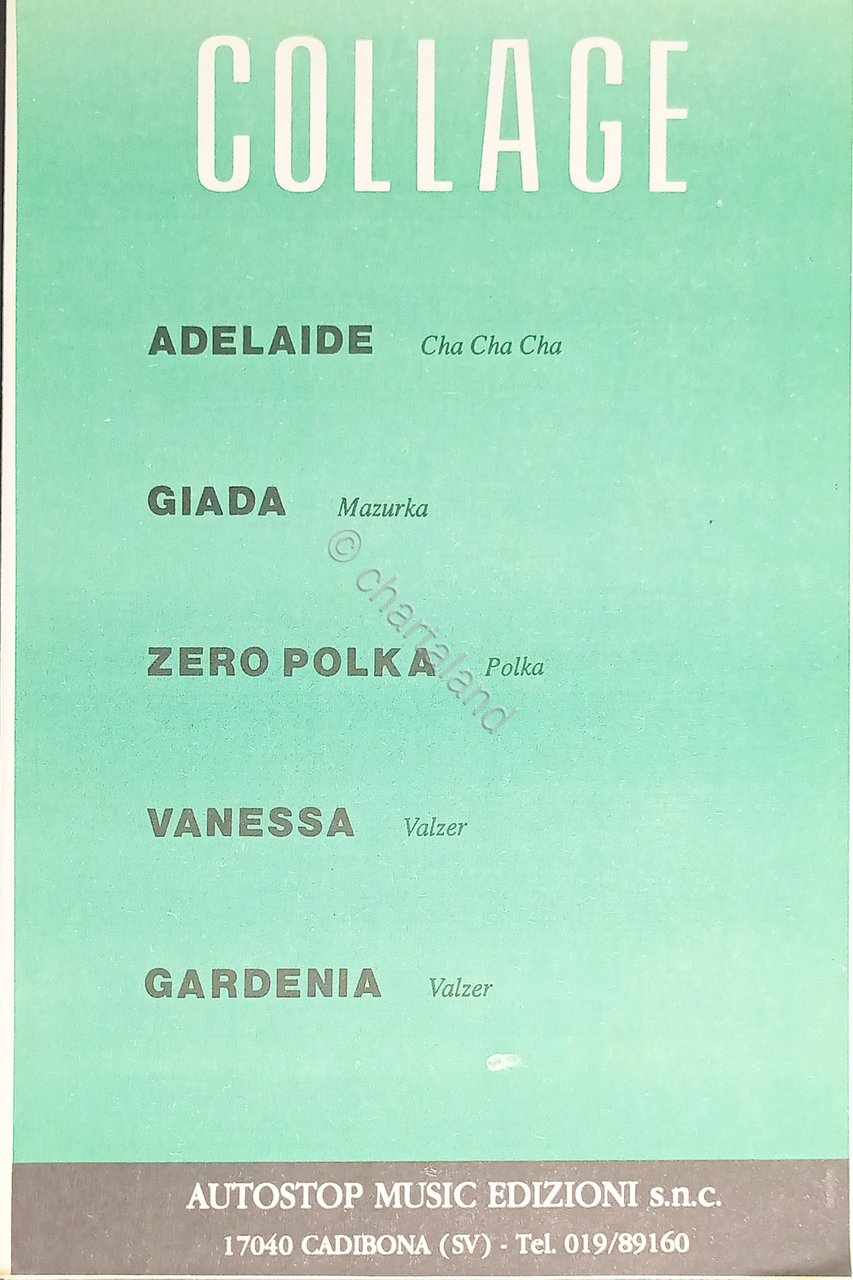 Spartiti Collage - Adelaide - Giada - Zero Polka - …