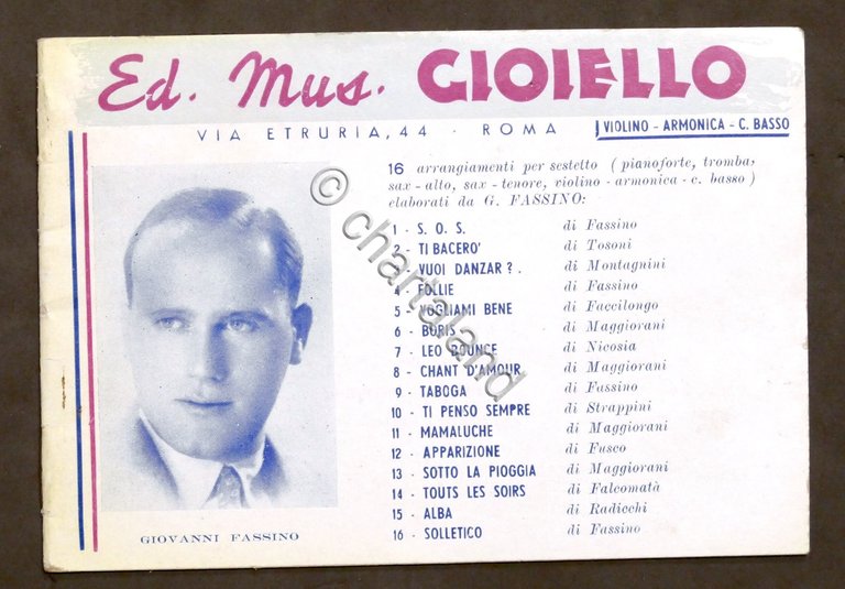 Spartiti Ed. Musicali Gioiello - 16 arrangiamenti per sestetto Violino …