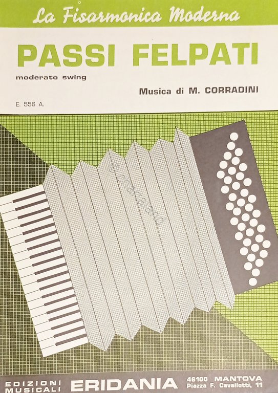 Spartiti La Fisarmonica Moderna - Passi Felpati (Moderato Swing) di … | Immagine Gallery 1
