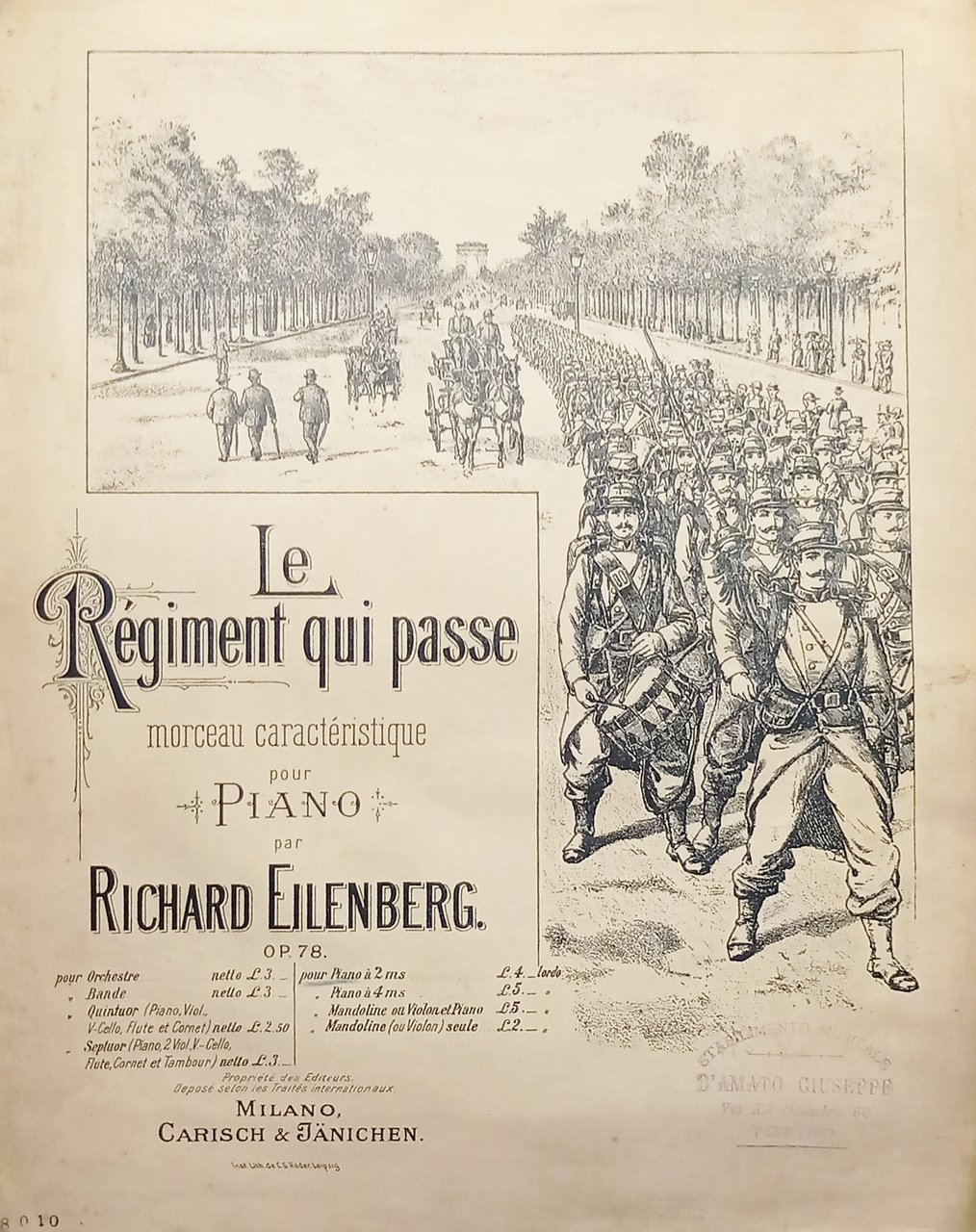 Spartiti Le Régiment qui passe - Morceau Caractéristique pour Piano … | Immagine principale
