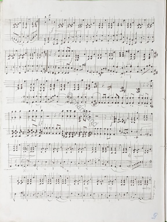 Spartiti Manoscritti - 2 Valzer e 1 Melodia per Pianoforte …