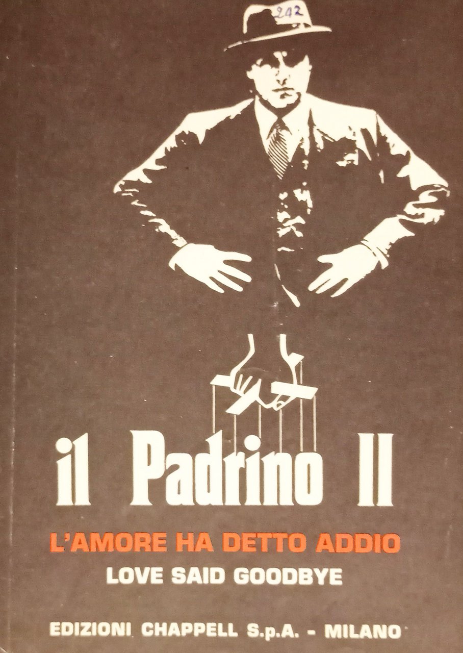 Spartiti Padrino II L'amore ha detto addio di Rota Canto … | Immagine principale