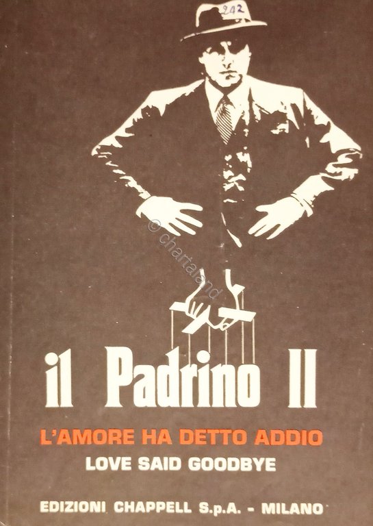 Spartiti Padrino II L'amore ha detto addio di Rota Canto … | Immagine Gallery 2