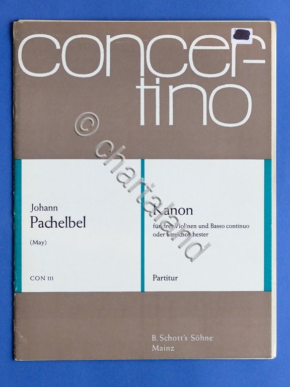 Spartiti Partitura - Johann Pachelbel - Kanon - Orchestra d'Archi | Immagine Gallery 2